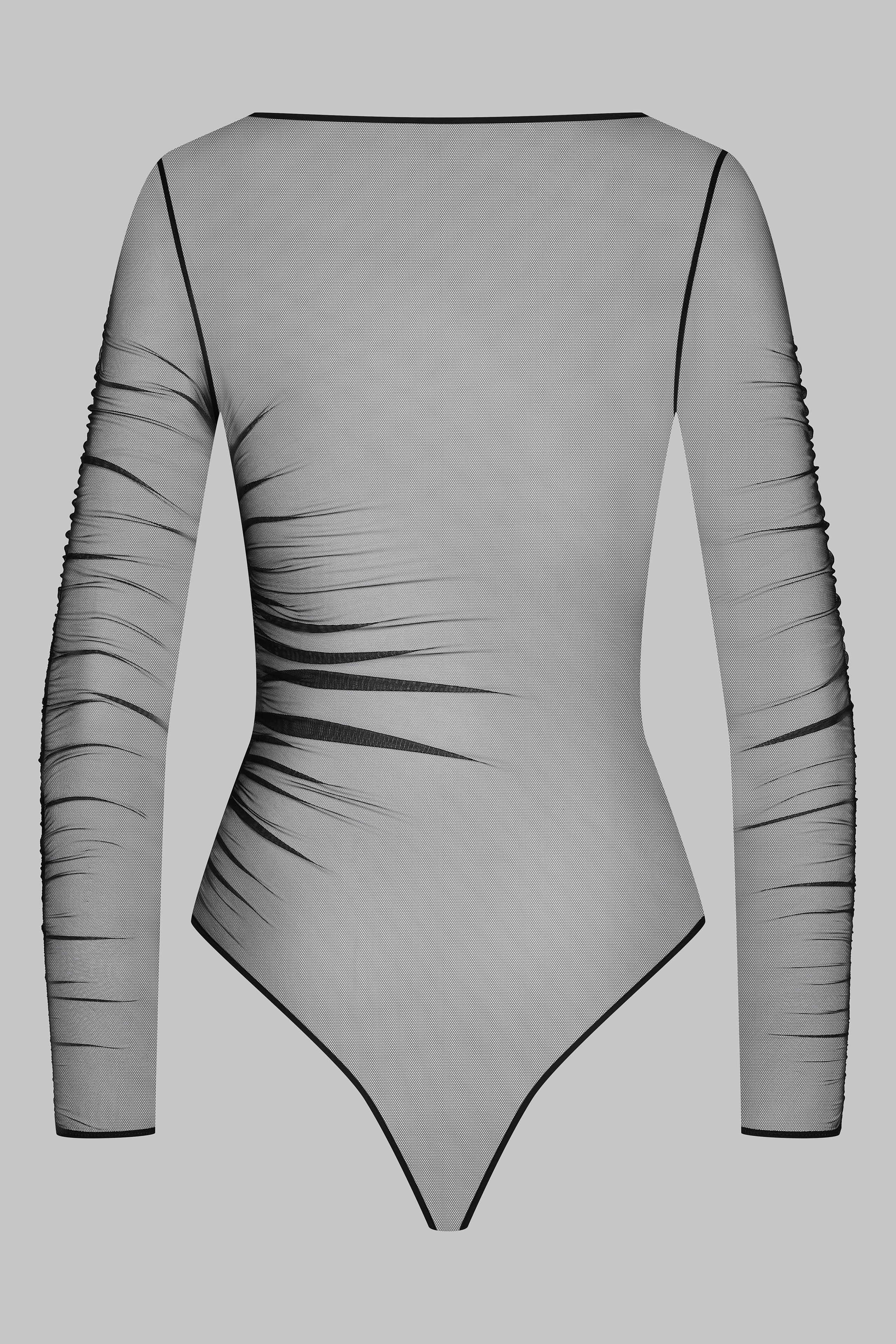 Body tanga transparent Nuit Fauve