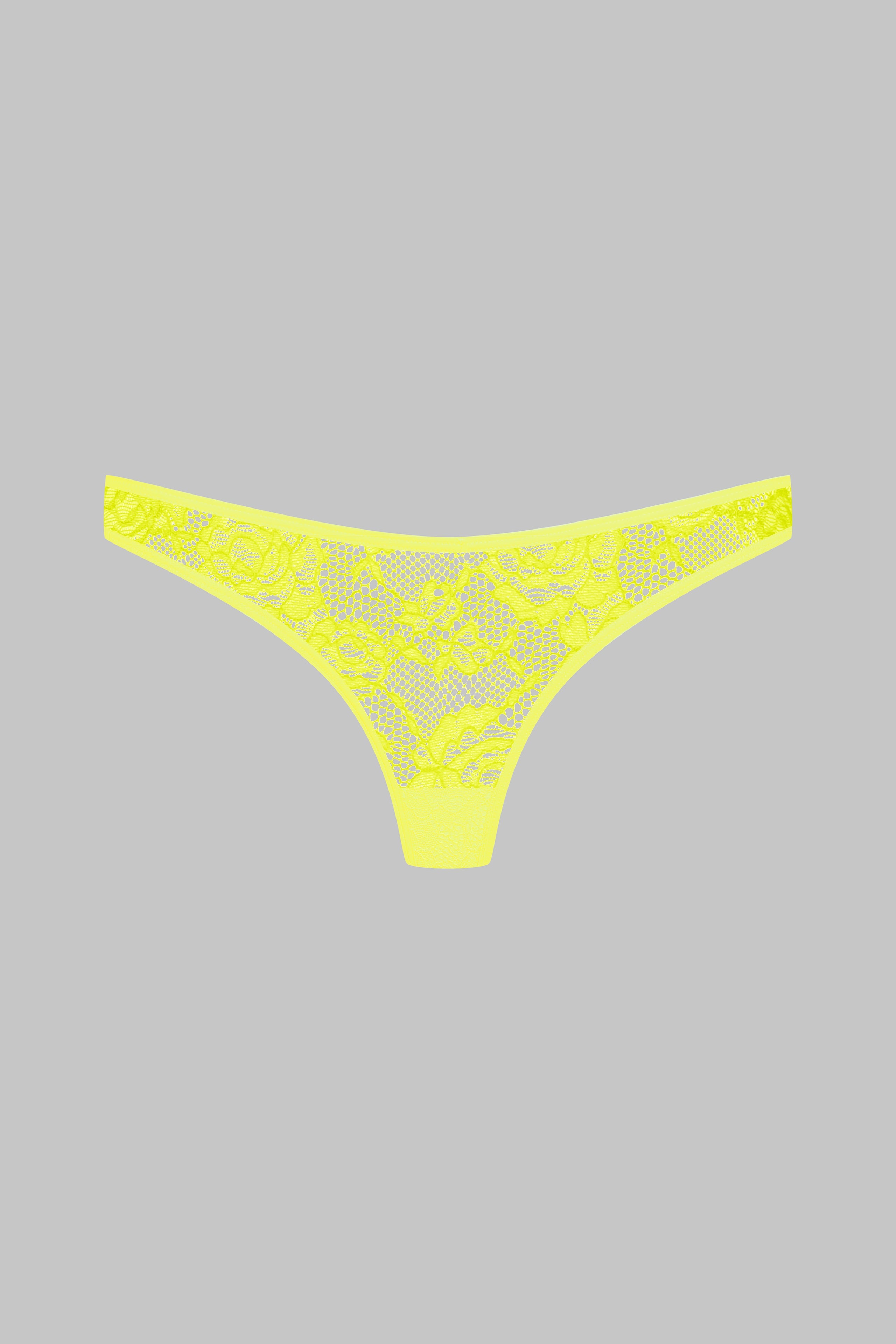 Chilot tanga dantela Flashback Neon