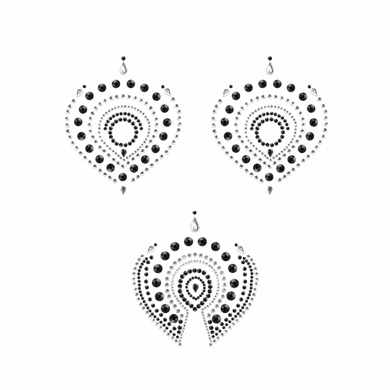 Accesoriu pentru corp Flamboyant - negru/gri