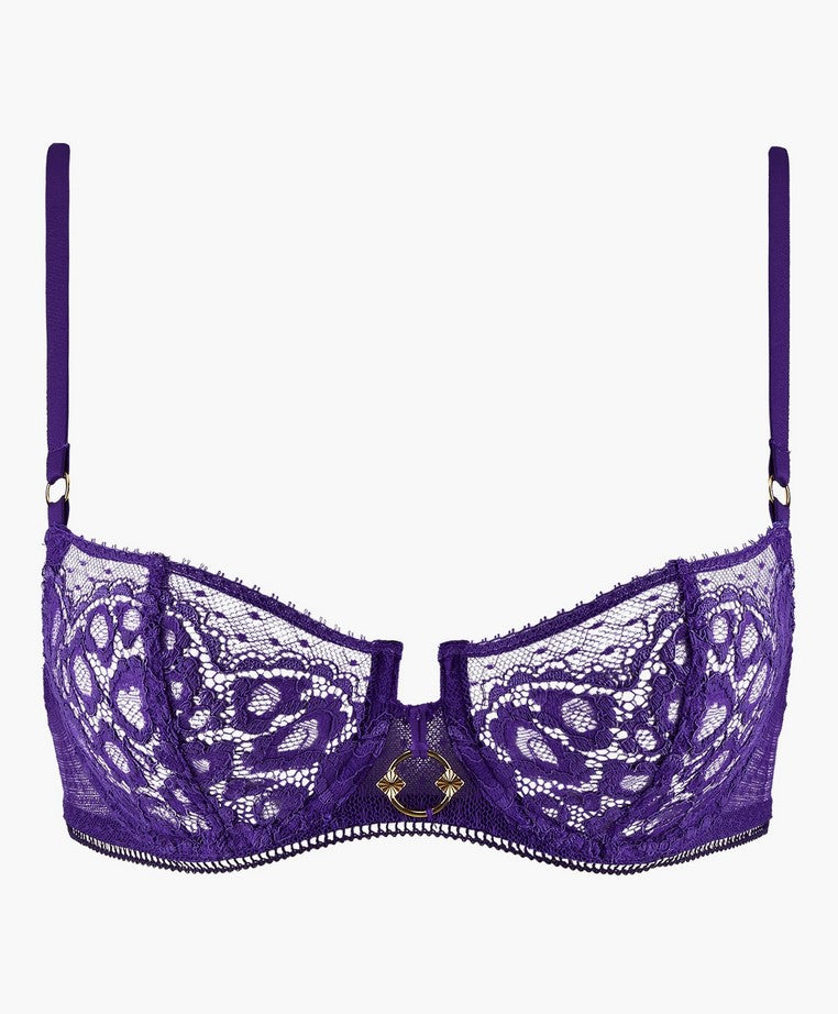 Sutien balconette Illusion Fauve