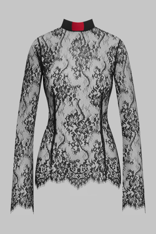 Bluza din dantela transparenta Inspiration Divine