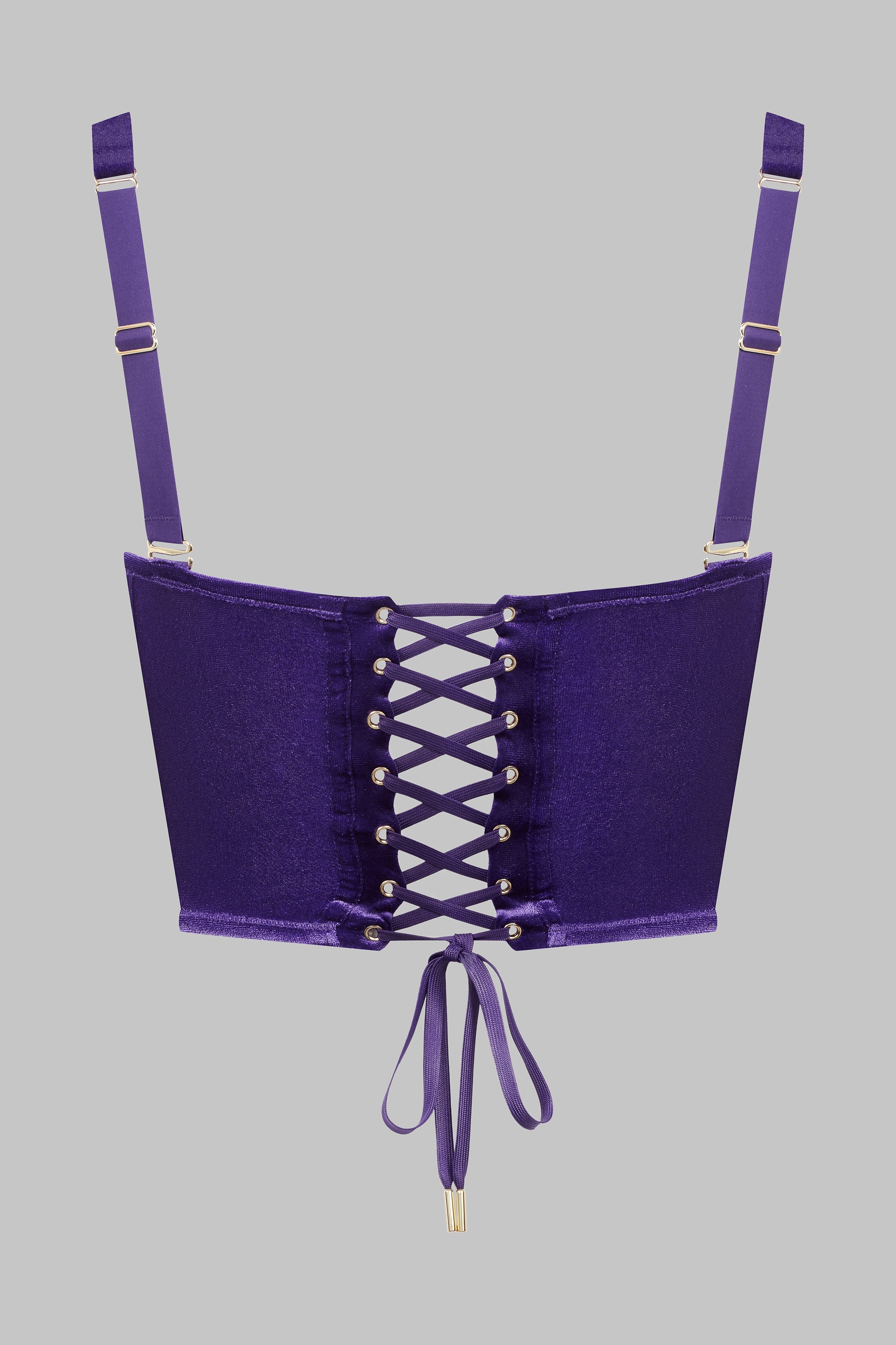 Sutien bustiera catifea - Rococo