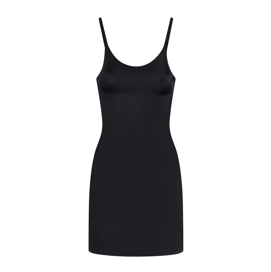 Rochie neagra fara cusaturi usor modelatoare
