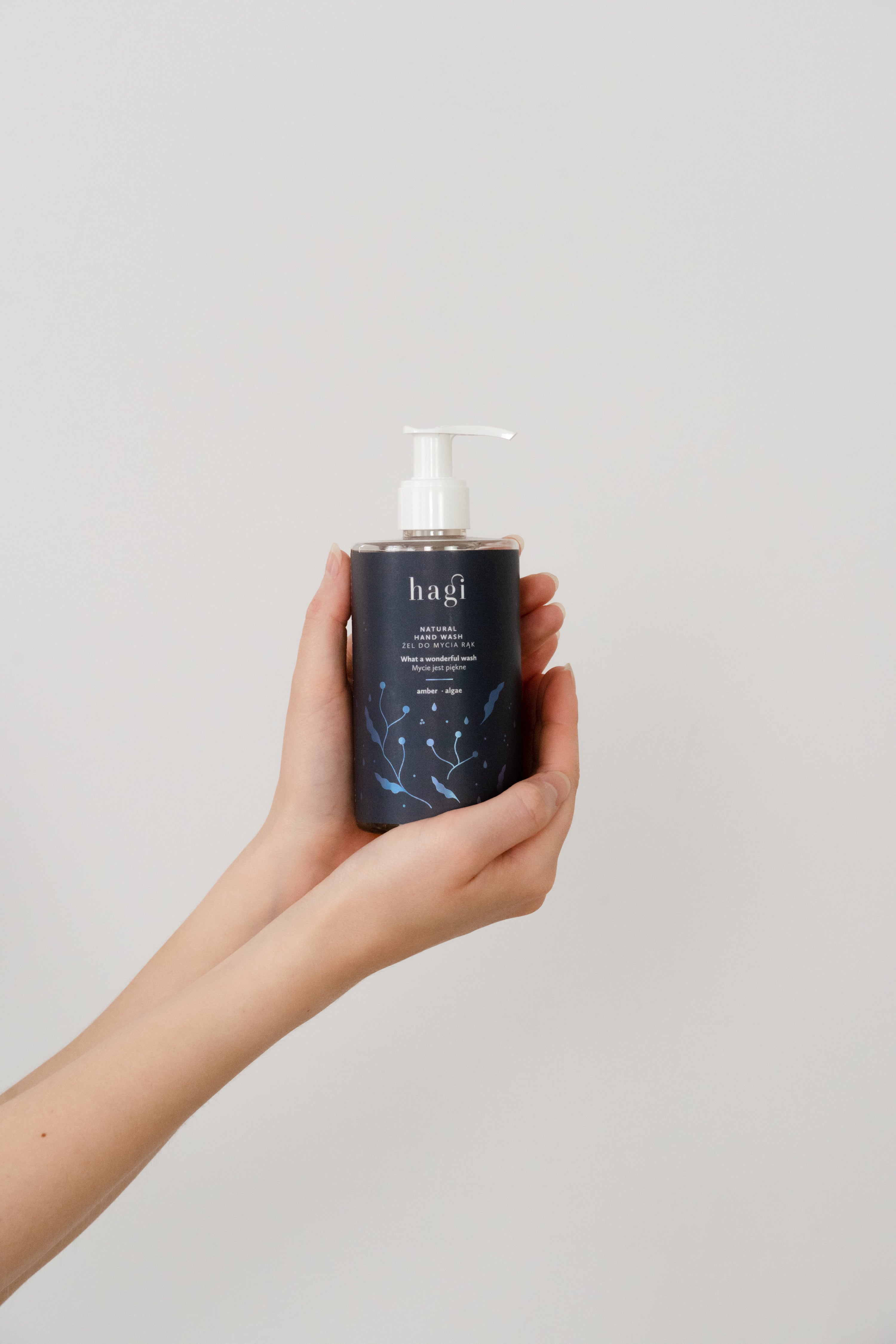 Sapun lichid natural pentru maini cu ambra si alge, 300ml