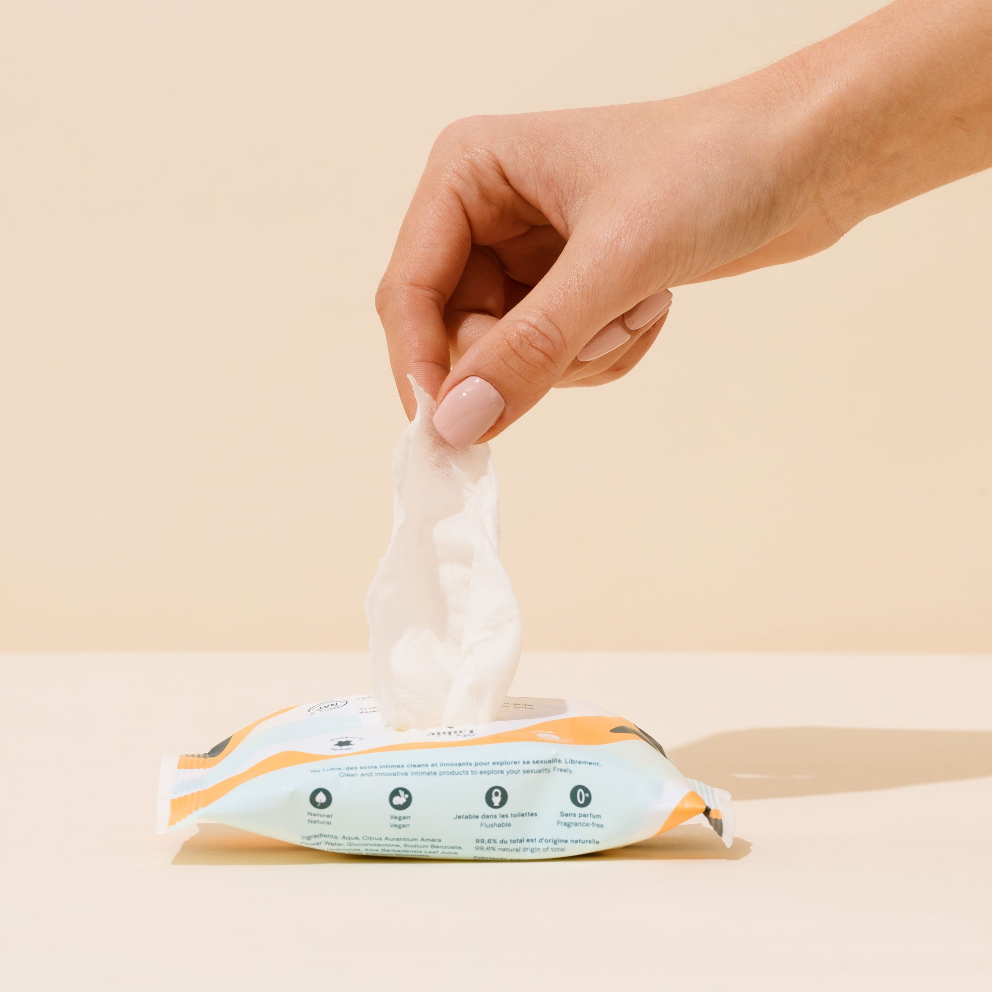 Servetele intime calmante, set 14 buc