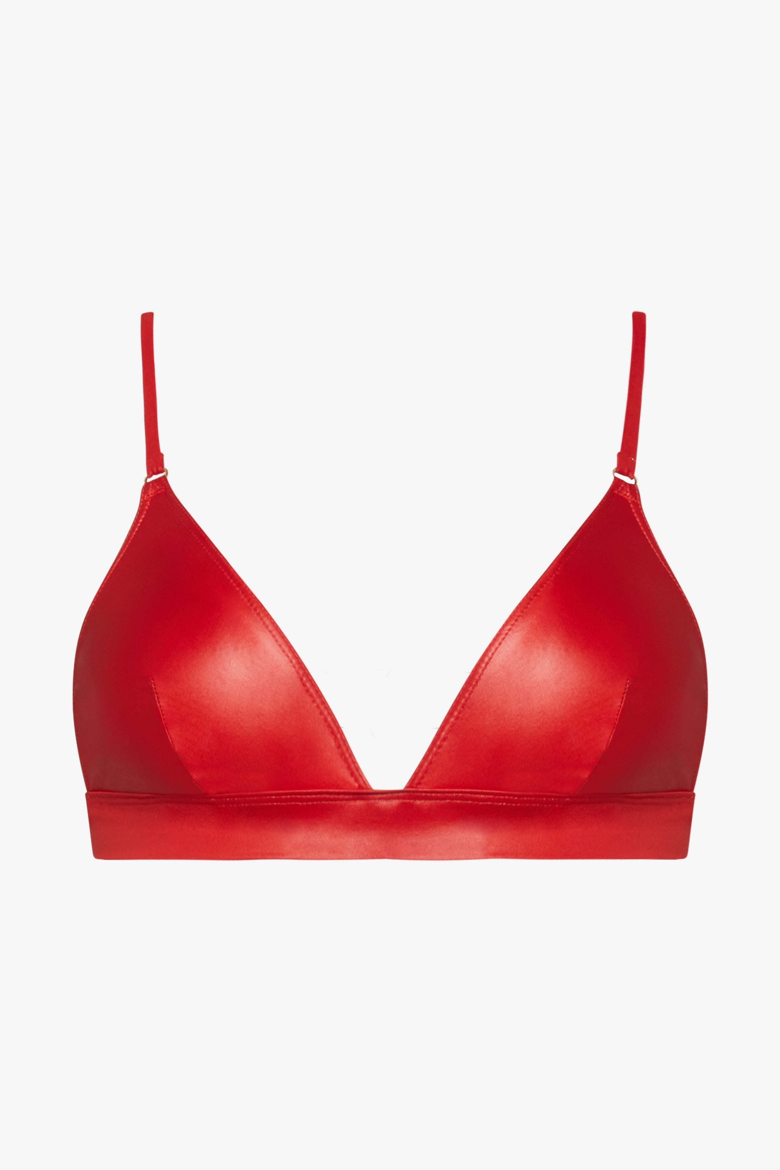 Sutien triunghi baie Splash – efect wet-look