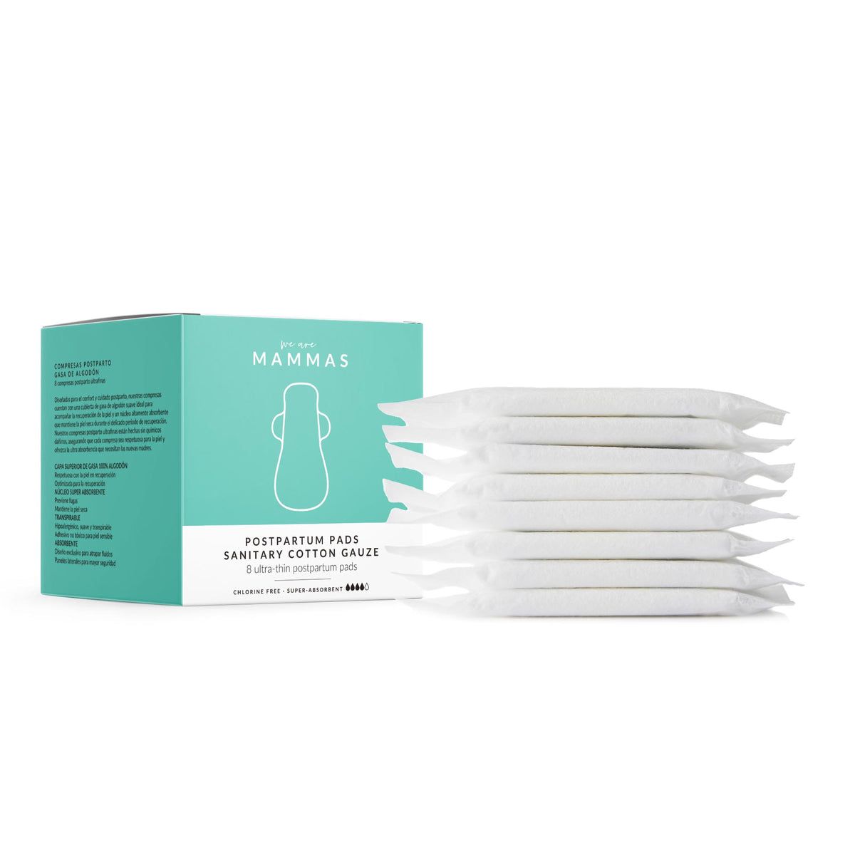Absorbante postpartum maternitate din tifon de bumbac medical