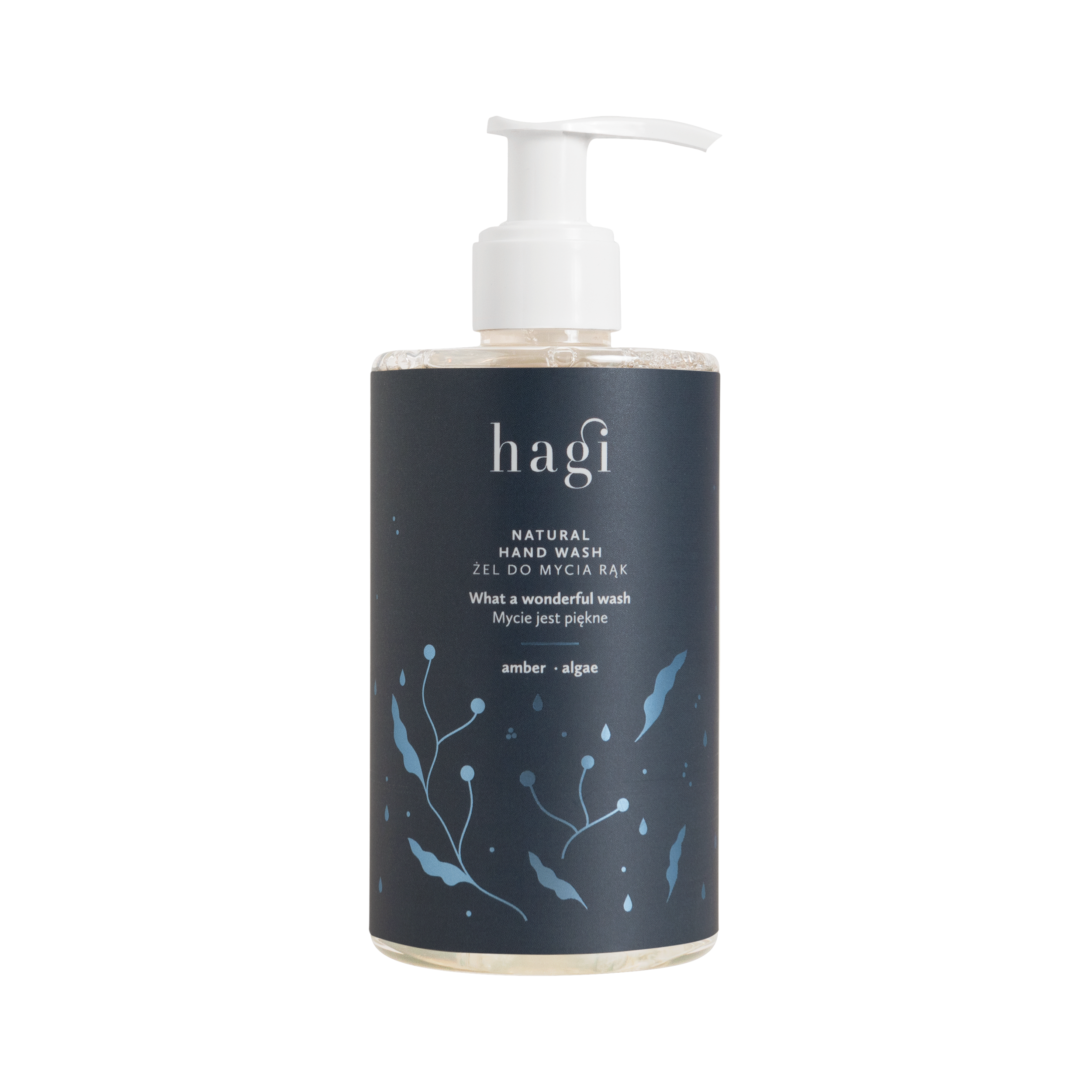 Sapun lichid natural pentru maini cu ambra si alge, 300ml