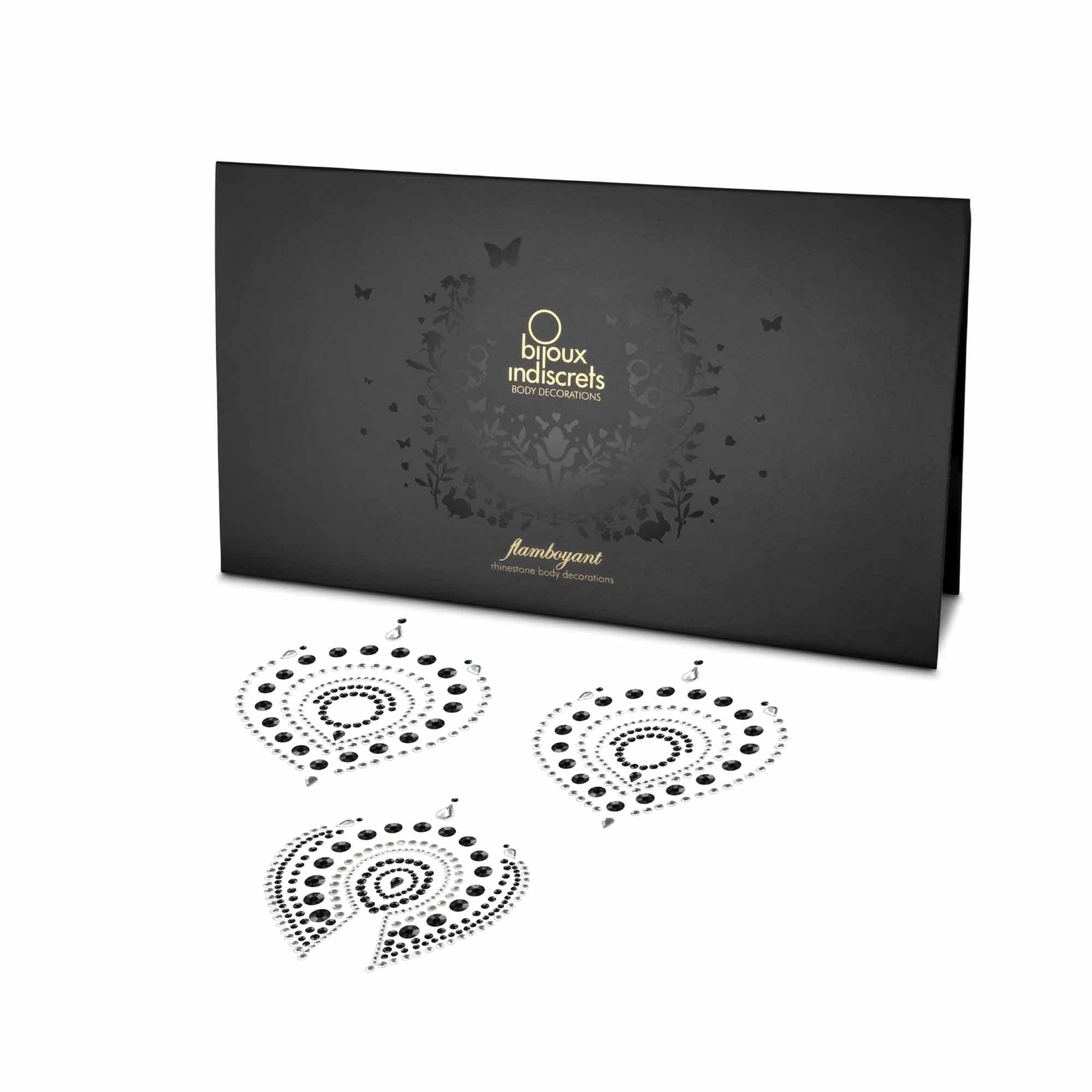 Accesoriu pentru corp Flamboyant - negru/gri