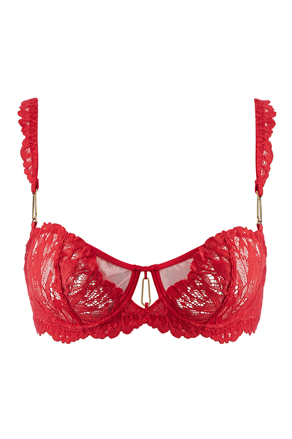 Sutien balconette Flower Mania