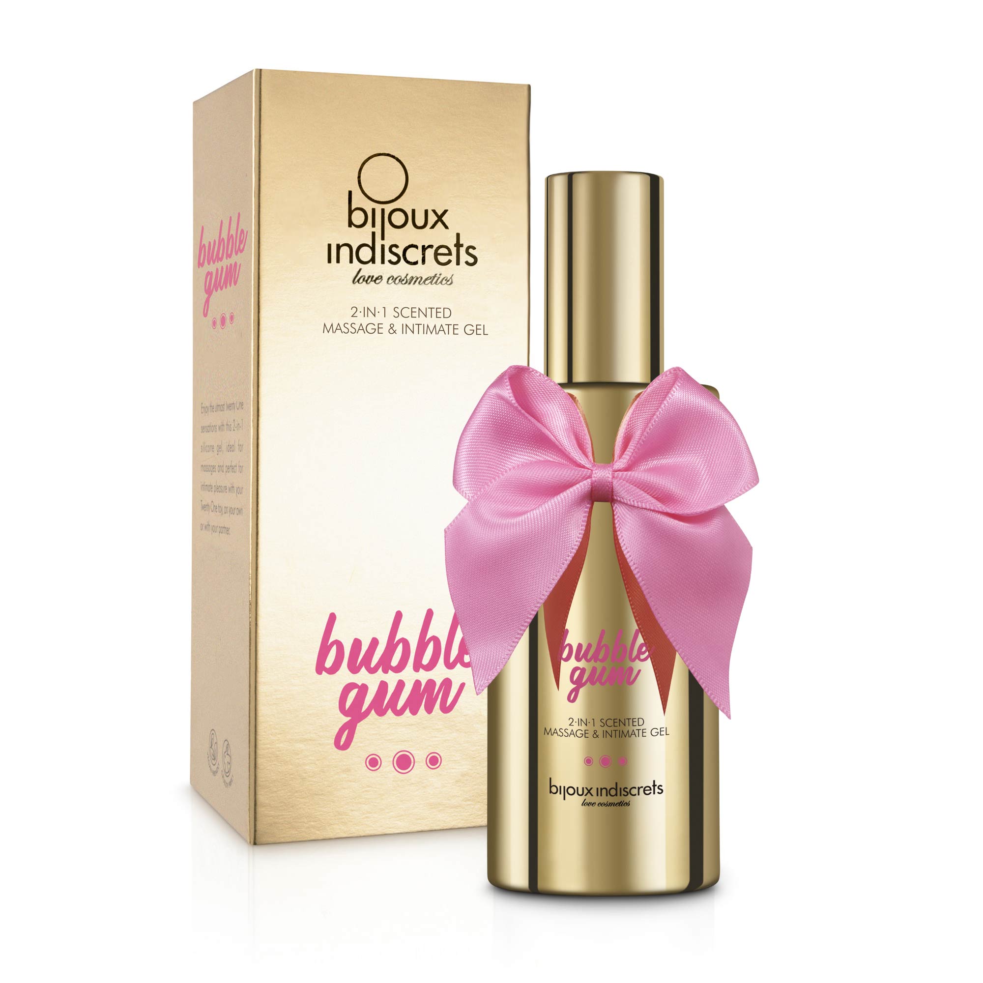 Gel intim + pentru masaj Light My Fire Bubblegum 2 in 1, 100ml