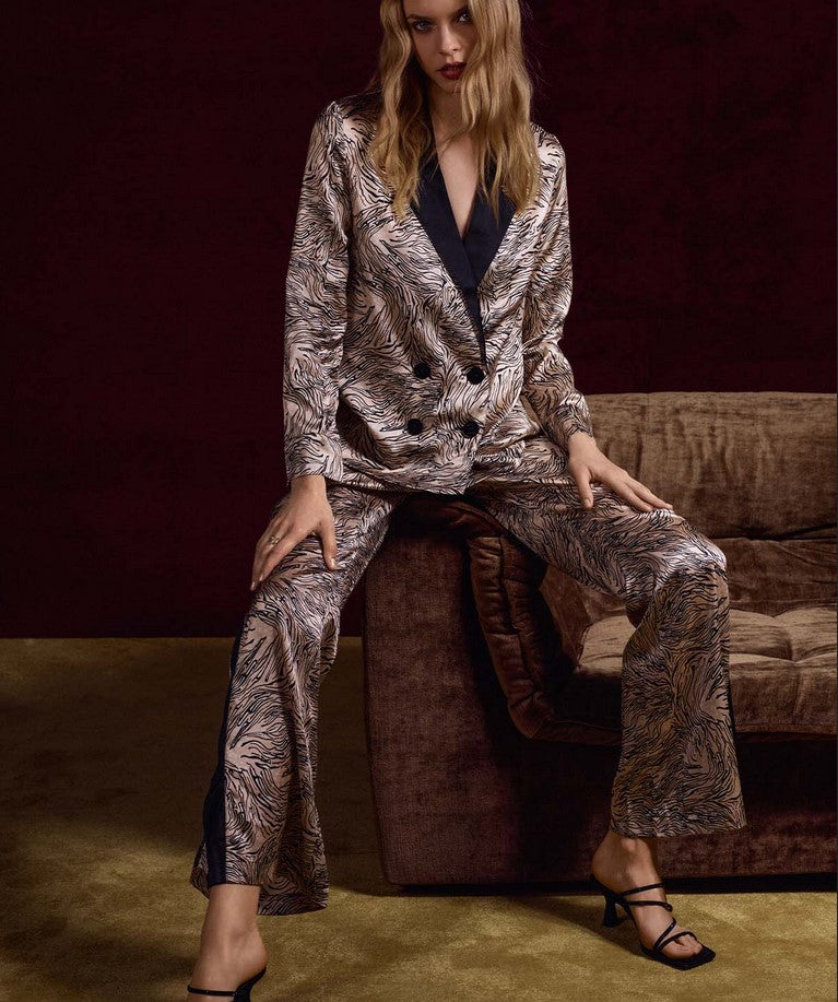 Pantaloni matase Smoky Night