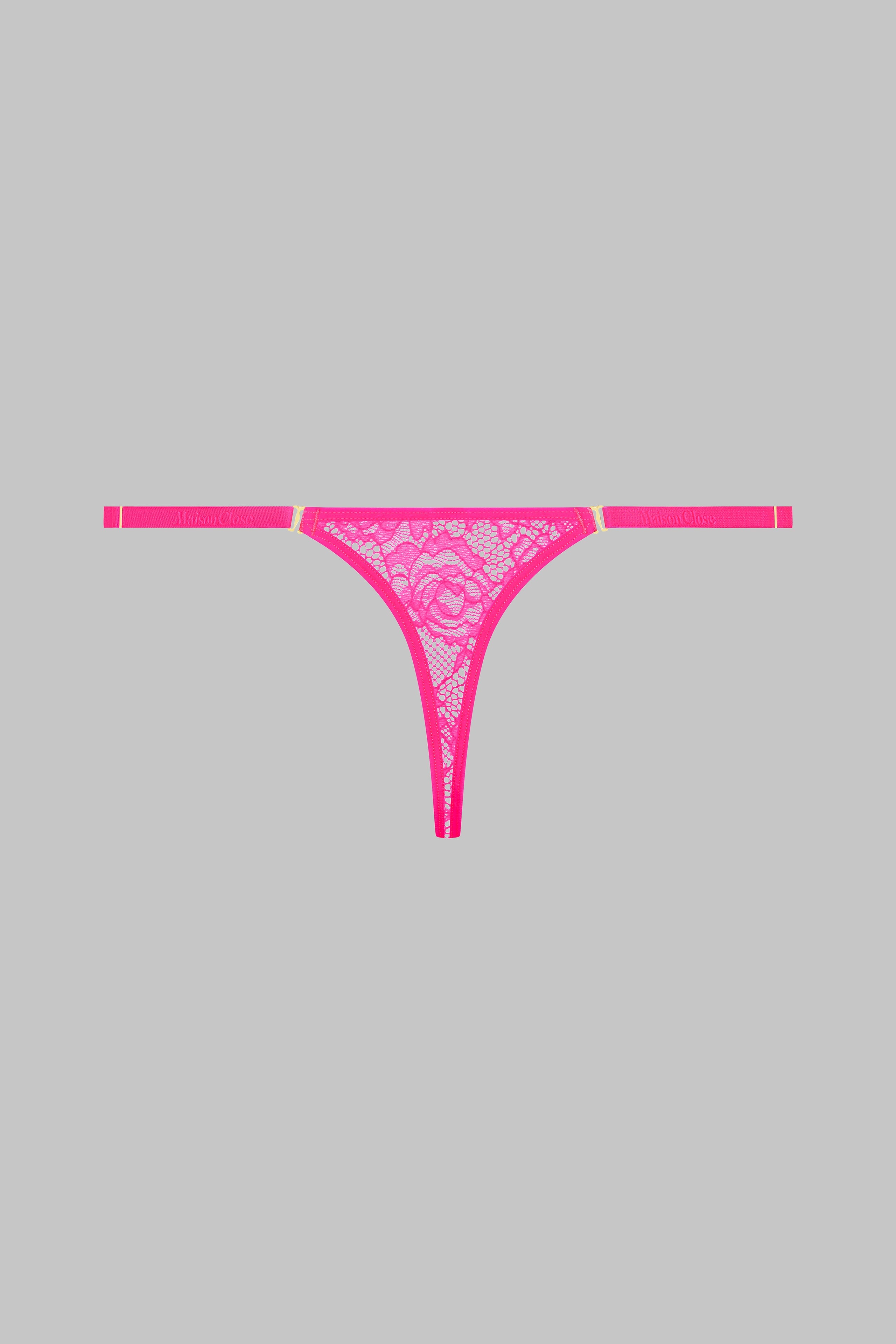 Chilot tanga mini dantela Flashback Neon