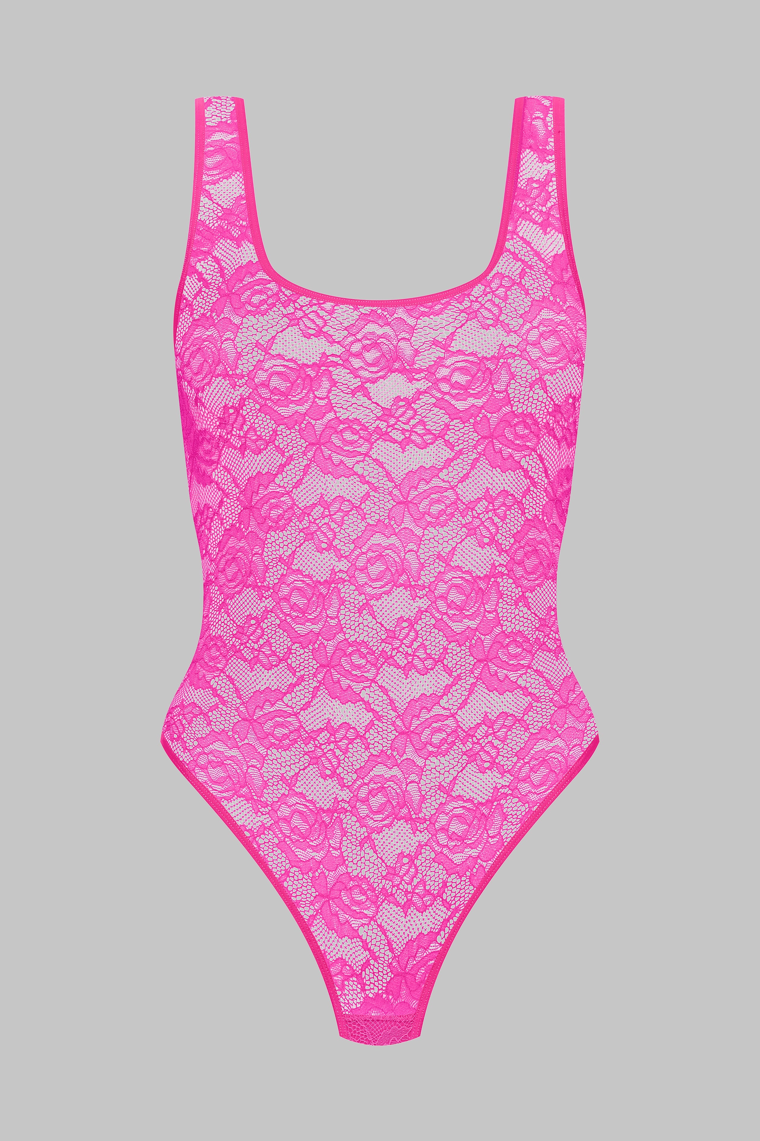Body tanga dantela Flashback Neon