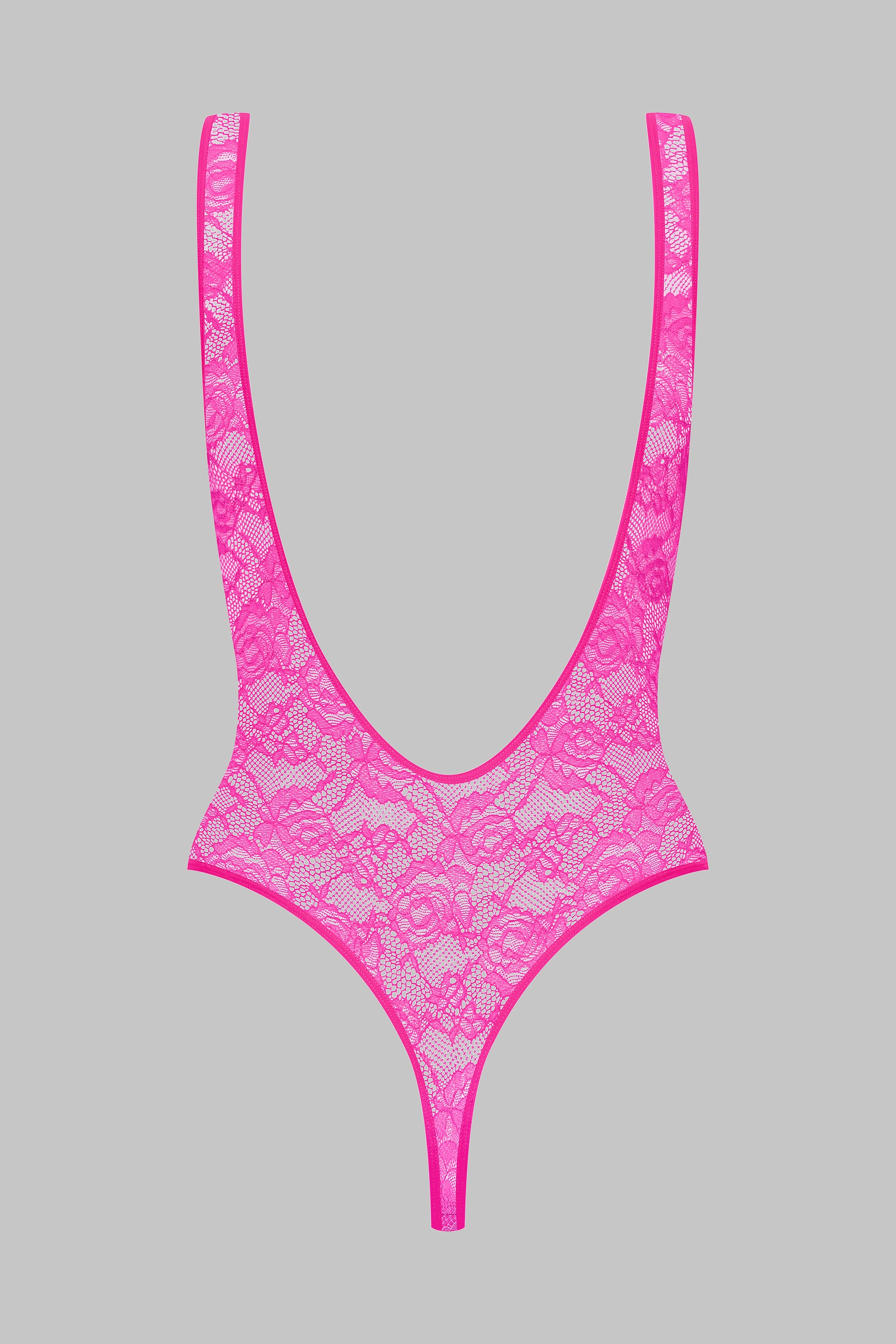 Body tanga dantela Flashback Neon