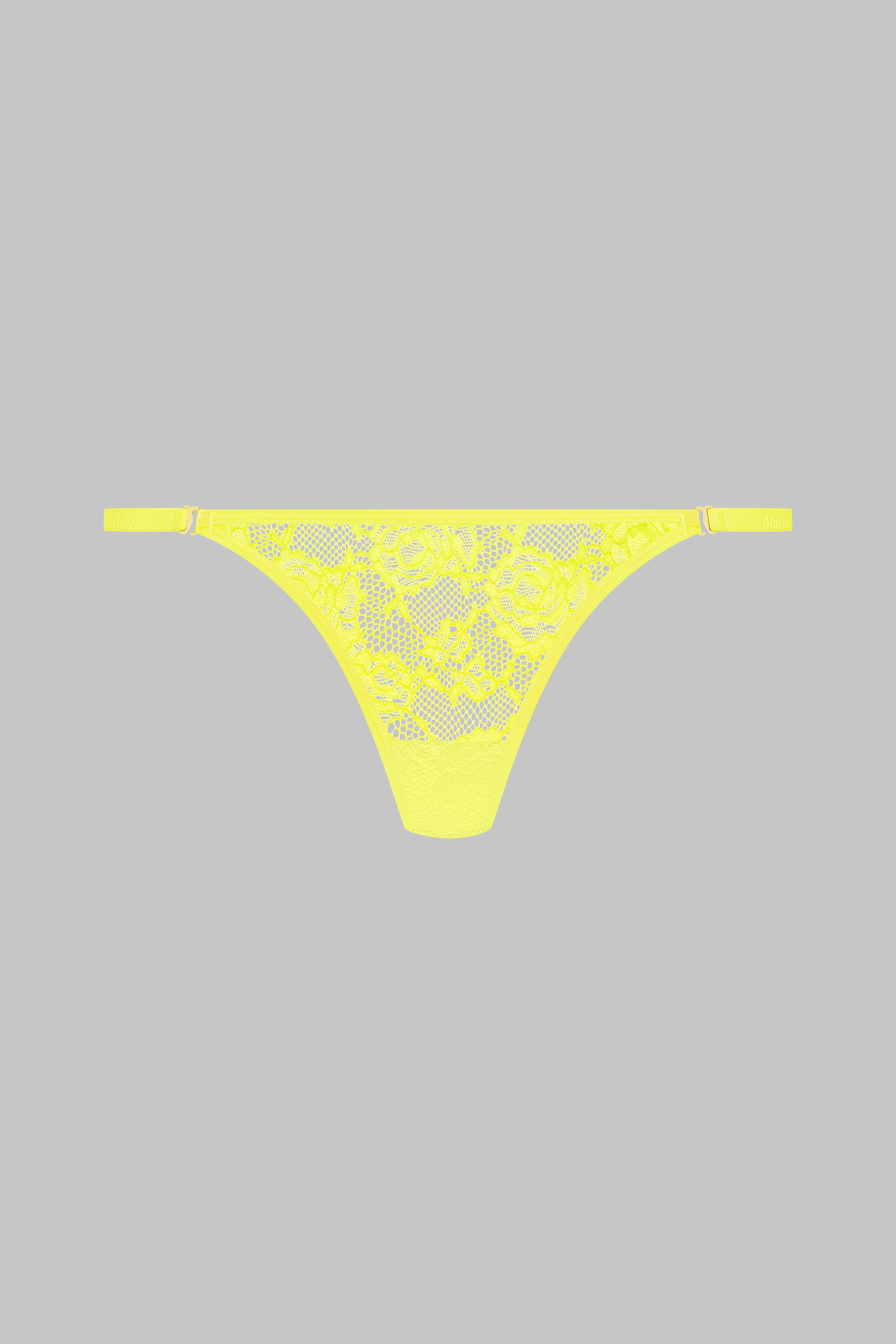 Chilot tanga mini dantela Flashback Neon