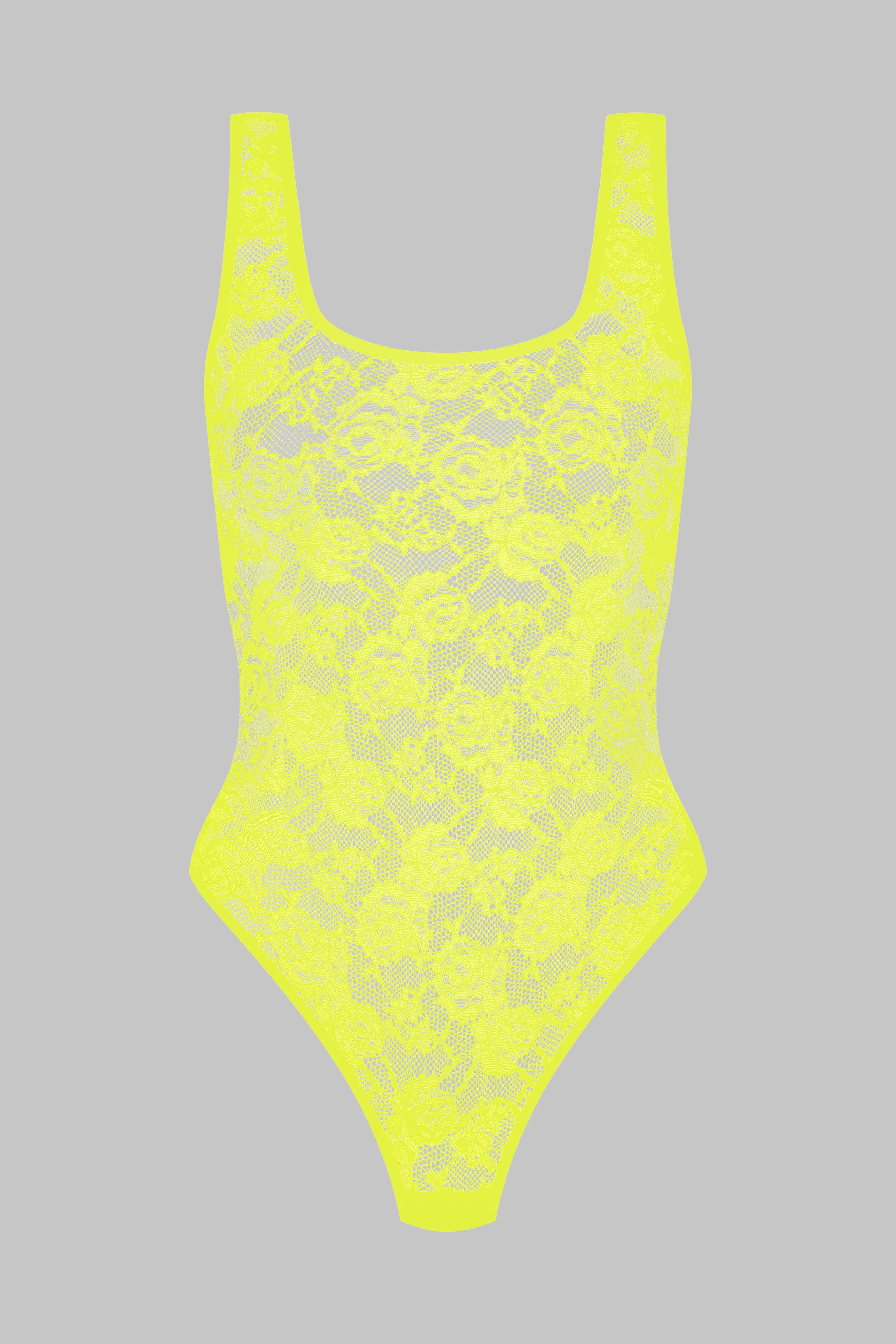 Body tanga dantela Flashback Neon