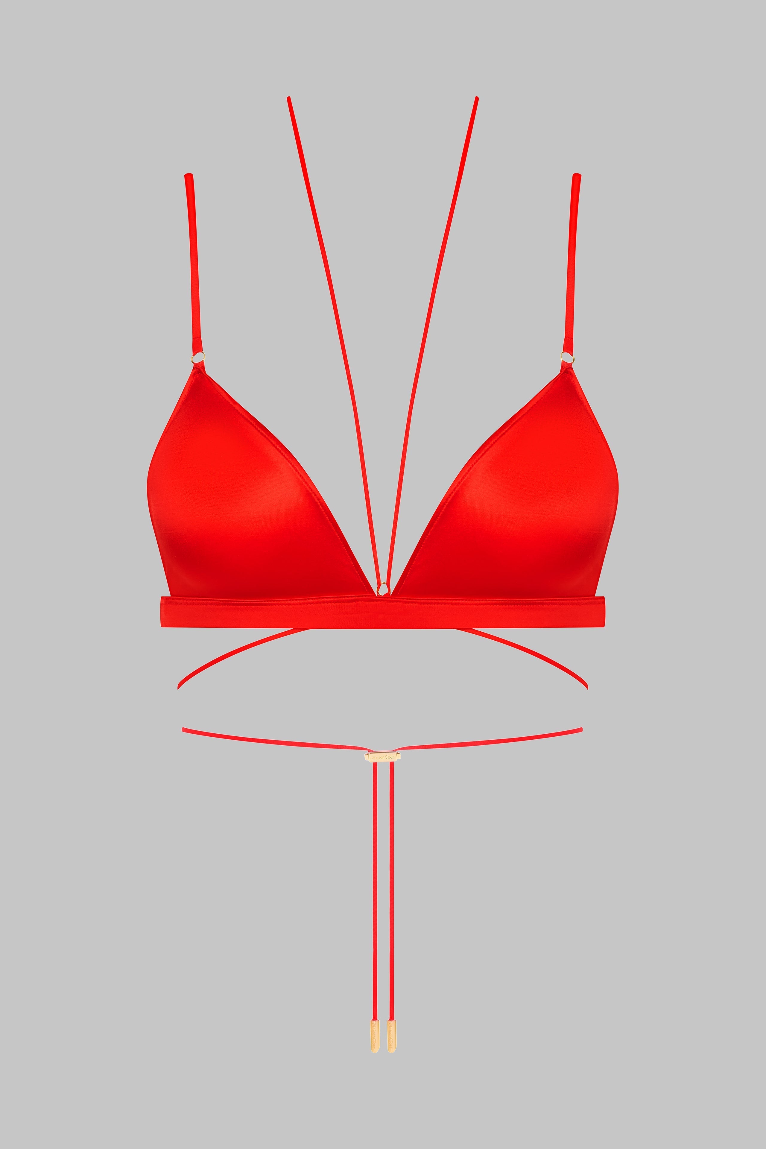 Sutien triunghi satin French Kiss