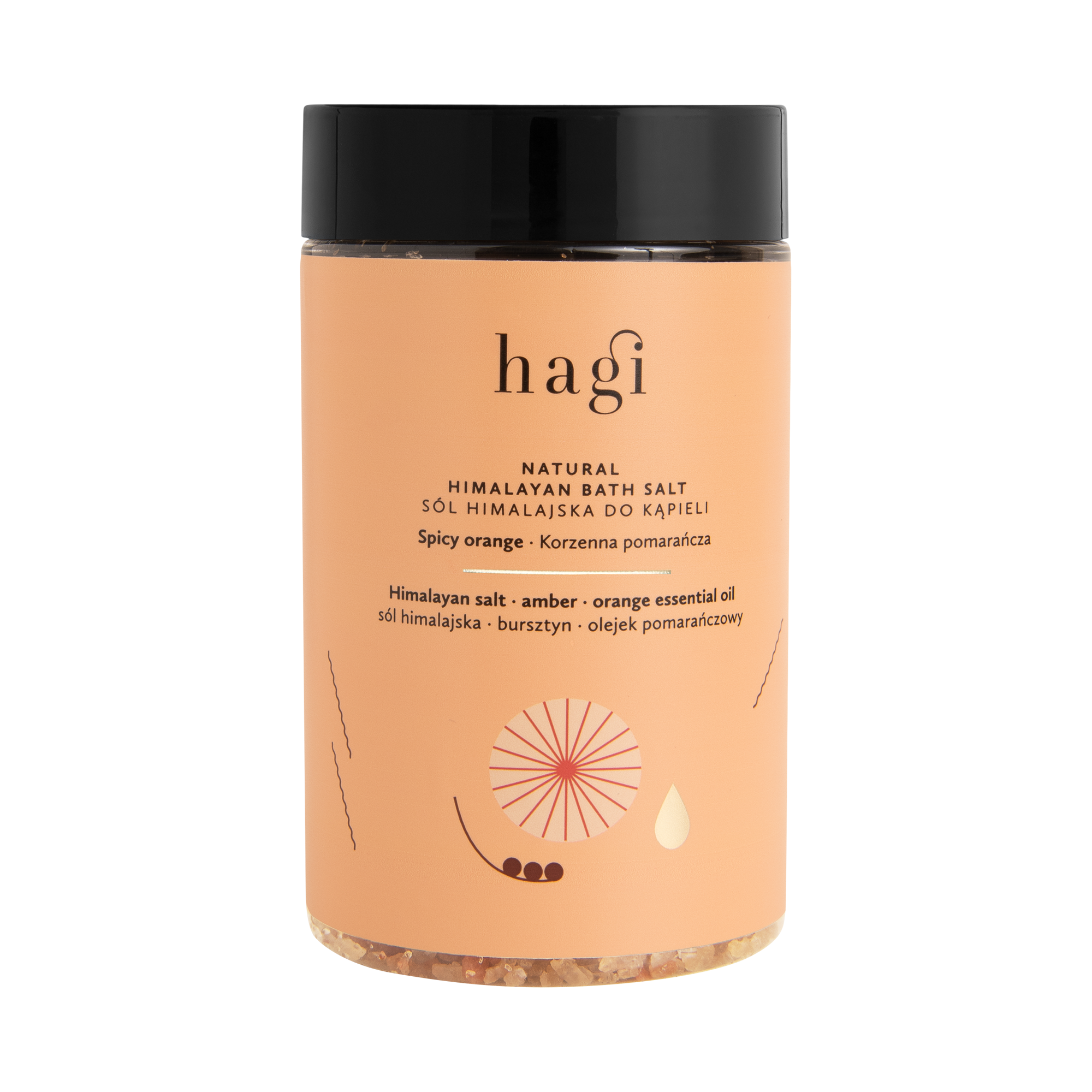 Sare de baie Spicy Orange, 480g