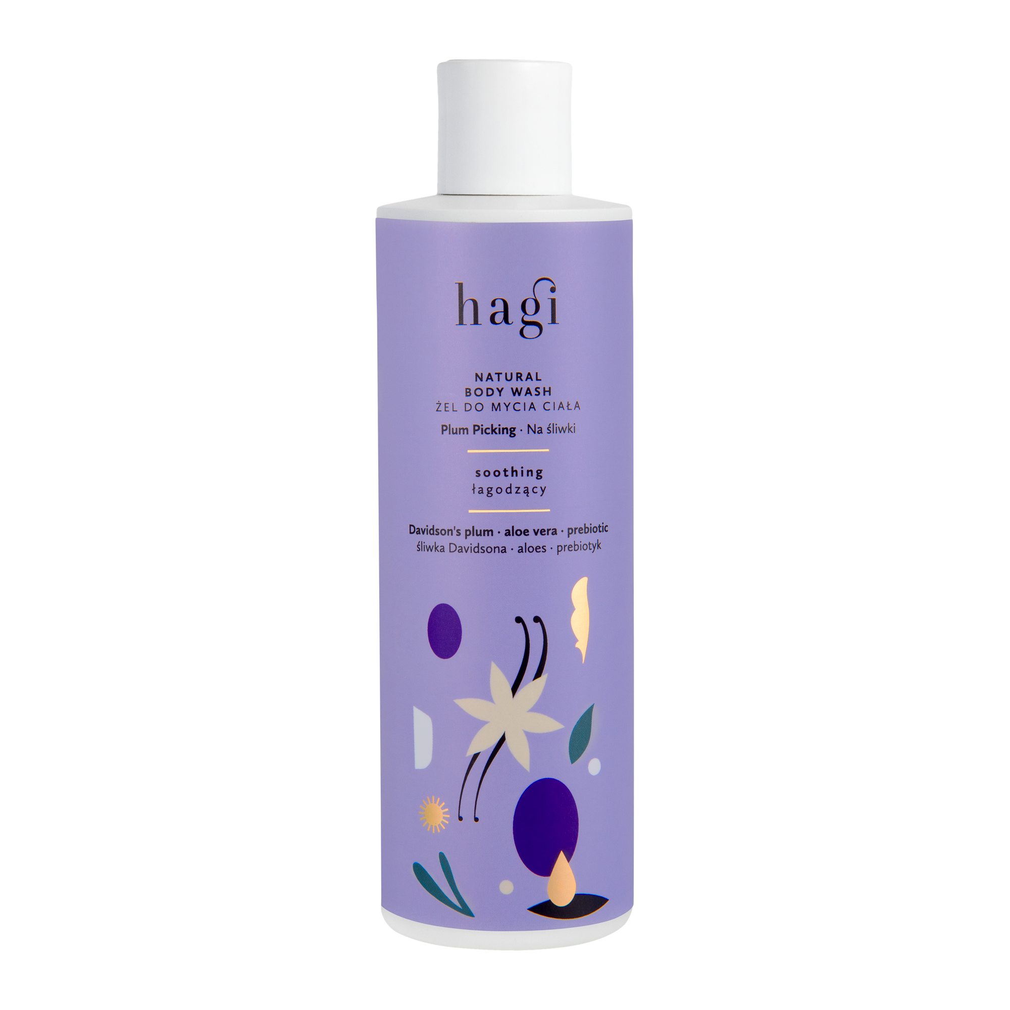 Gel de dus natural Plum Picking, 300ml
