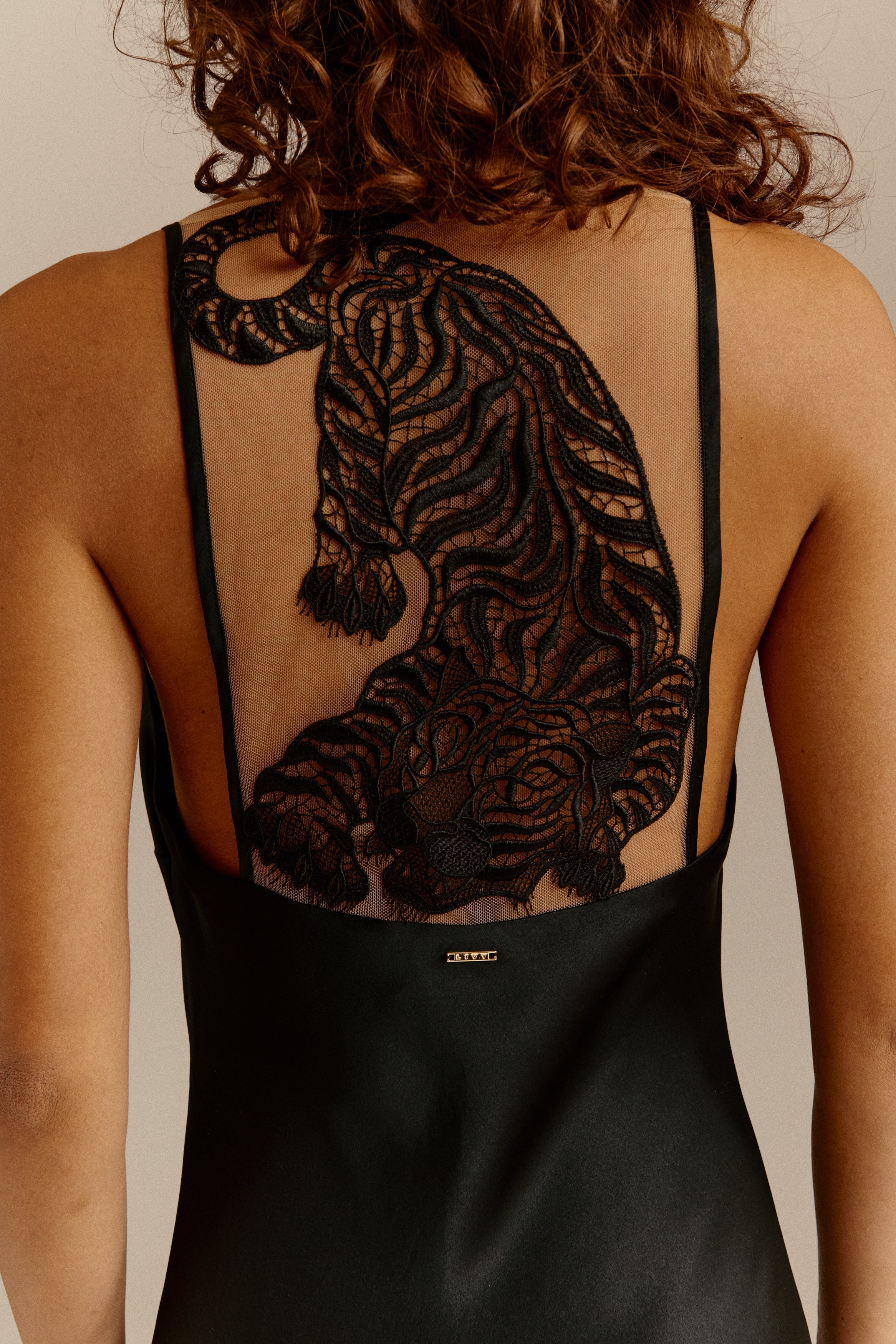 Rochie lunga matase Caspian