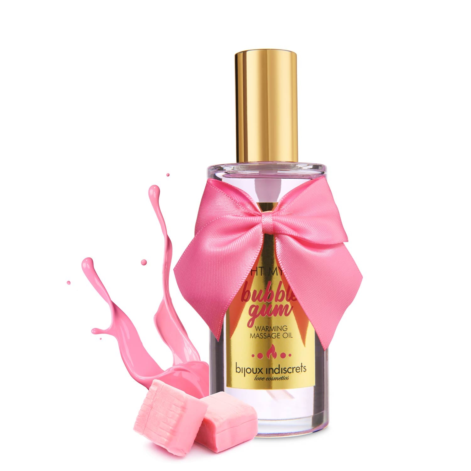 Ulei pentru masaj cu efect de incalzire Light My Fire Bubblegum, 100ml