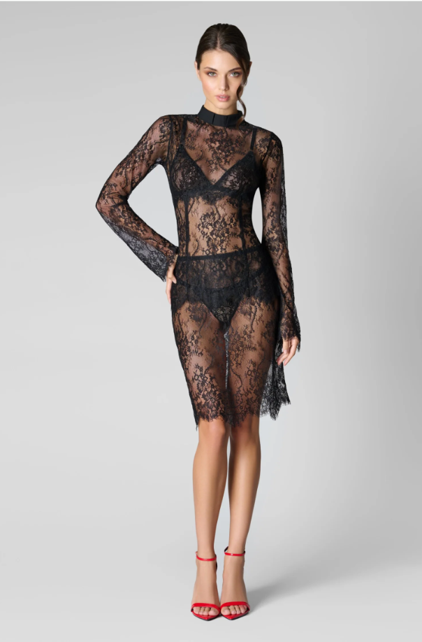 Bluza din dantela transparenta Inspiration Divine