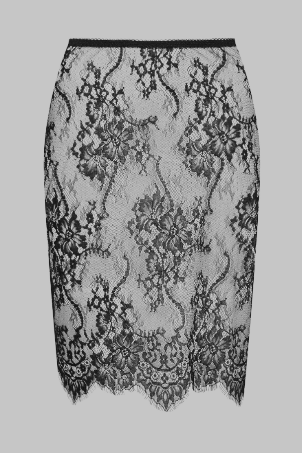 Fusta din dantela neagra Inspiration Divine