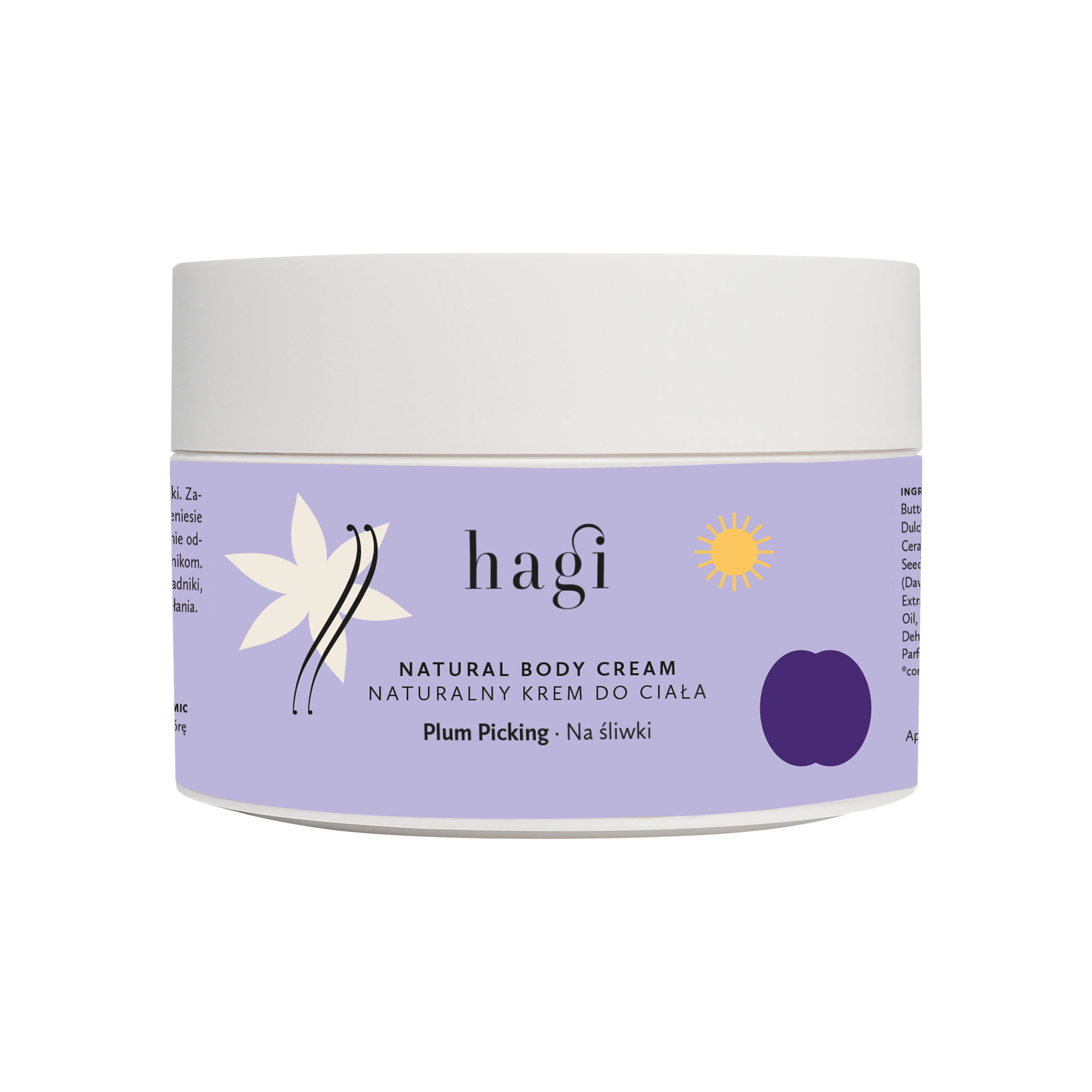 Crema naturala de corp Plum Picking, 200ml