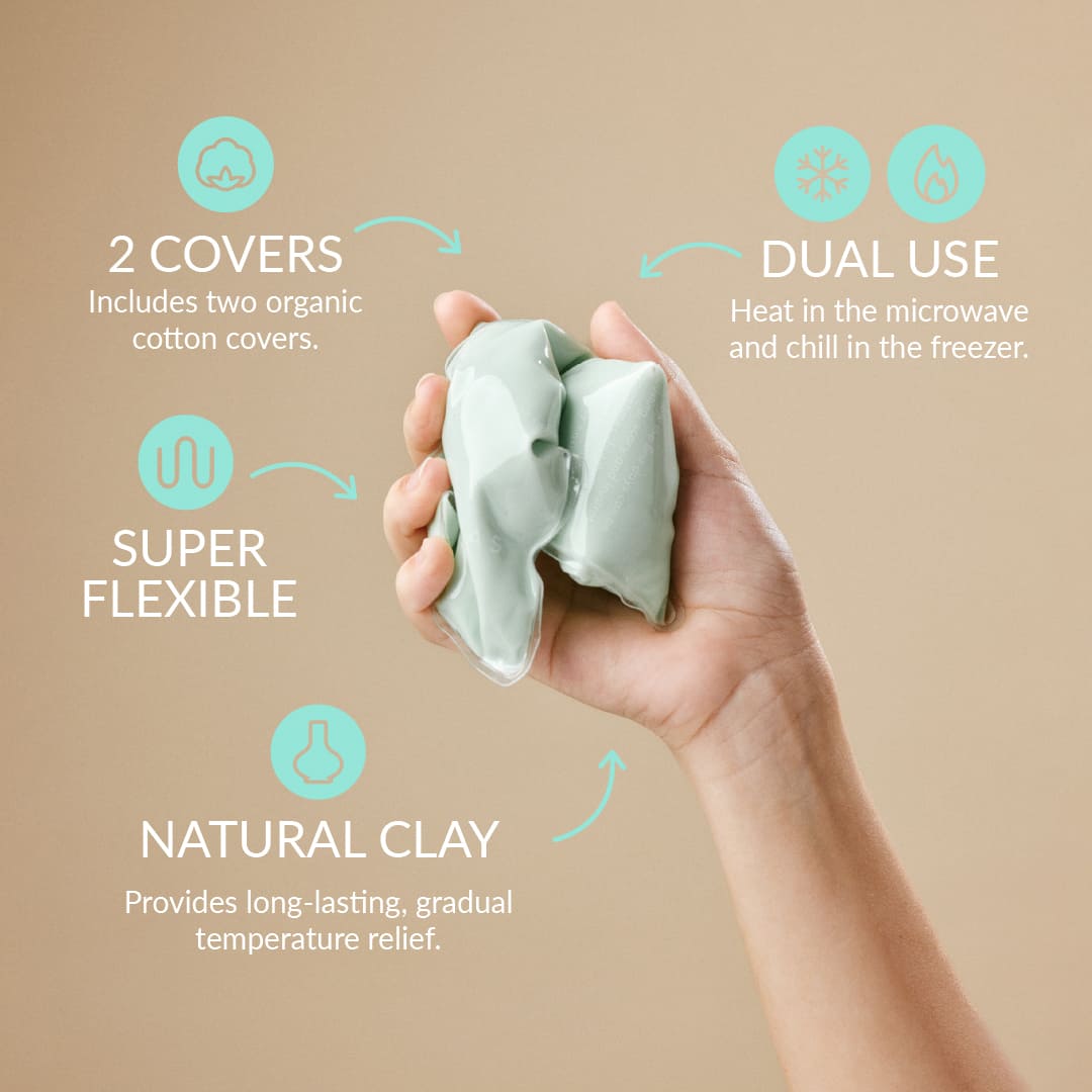 Compresa postpartum cu argila – calmarea durerilor dupa nastere