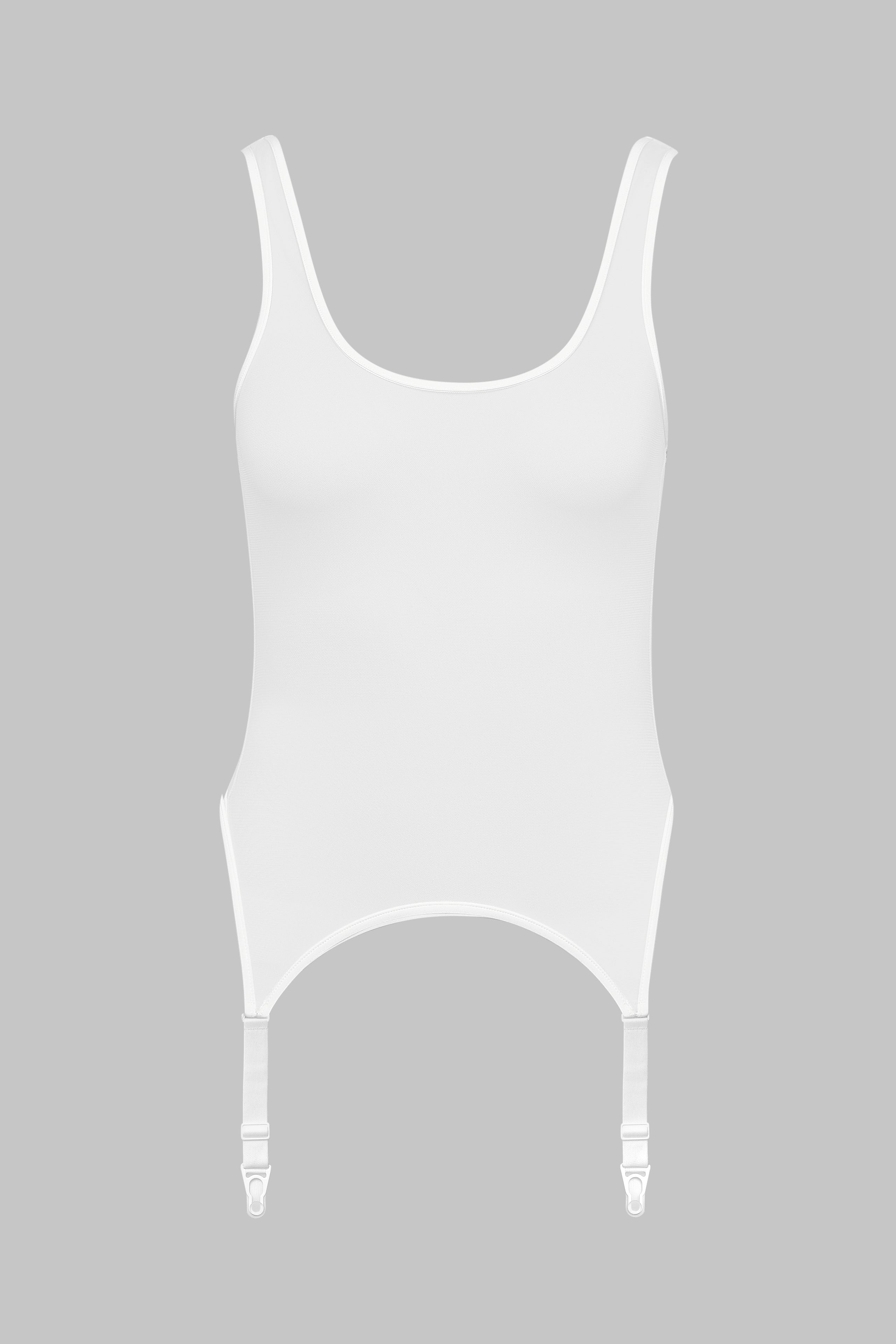Body transparent cu jartiere - Pure Tentation